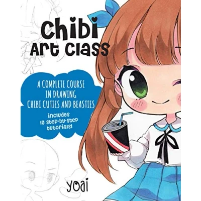 Afbeelding van Chibi Art Class: A Complete Course in Drawing Cuties and Beasties Includes 19 step by tutorials! (Volume 1)