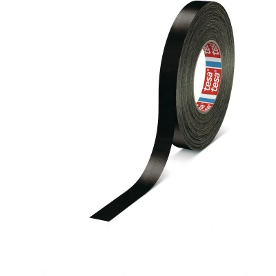 Afbeelding van Tesa Weefseltape zwart lengte 50 m breedte 30 mm wiel 5 stuks 04651 00506 00