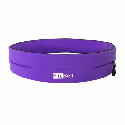 Afbeelding van FlipBelt Classic Running Belt Hardloopriem voor Telefoon, Water en Meer Unisex Donkergrijs L