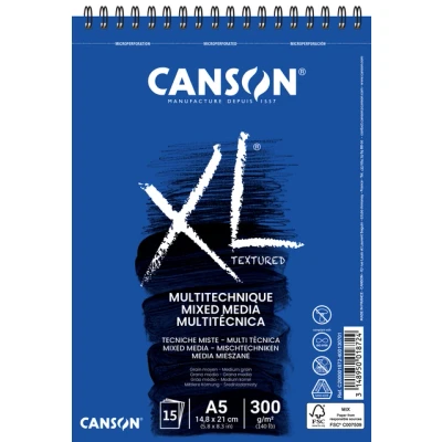 Afbeelding van Aquarelblok Canson XL A5 15V 300gr spiraal