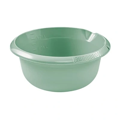 Afbeelding van keeeper Universele schaal met schenktuit rond, 1,5 l, Ø 20 cm, Björk, Nordic Green
