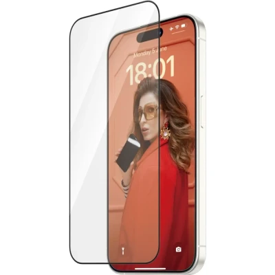 Afbeelding van PanzerGlass Refresh Screen Protector Geschikt voor Apple iPhone 15 Pro Case Friendly Tempered Glass Full met EasyAligner Montageframe