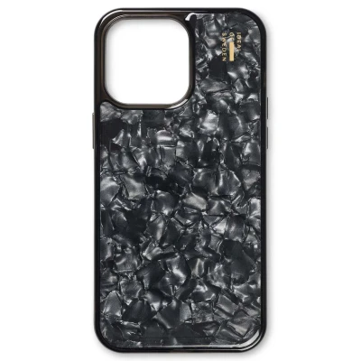 Afbeelding van Apple iPhone 14 Pro Max Hoesje Gerecycled kunststof iDeal of Sweden Hardcase/Backcover Zwart Telefoonhoesje Shockproof/Valbescherming