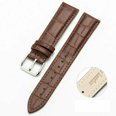Afbeelding van Crocodile leren bandje Bruin Xiaomi Redmi Watch 5 Active / Lite