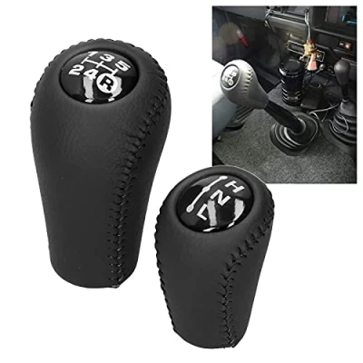 Afbeelding van Deror Handmatige versnellingspookknop met 5 versnellingen geschikt voor 4Runner/Hilux/Land Cruiser Prado 33504 20120 C0(B (zwart))