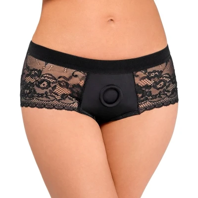 Afbeelding van Bad Kitty Strap On Slipje van Kant Maat Large