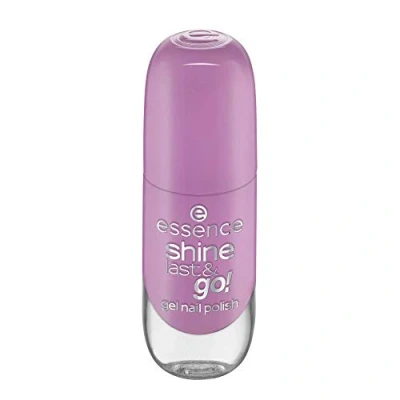 Afbeelding van essence shine last &amp; go! gel nail polish, gellak, nagellak, nr. 74 Lilac Vibes, violet, gelig, glanzend, zonder aceton, veganistisch, microplastic deeltjes vrij (8ml)