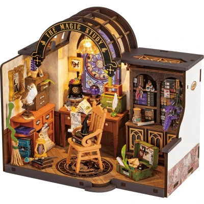 Afbeelding van Robotime Rolife The Magic Study Miniatuurhuisje DG166 Knutselen Bouwpakket Hobby Creatief