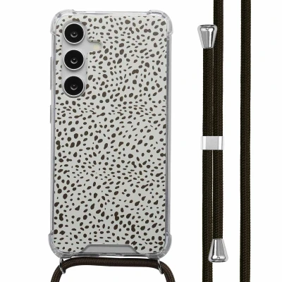 Afbeelding van imoshion Hoesje Geschikt voor Samsung Galaxy S24 Design met Koord Desert Dots