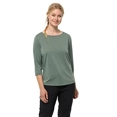 Afbeelding van Jack Wolfskin JWP 3/4 T W Longsleeve, Dames, Maat: Small, Picnic green