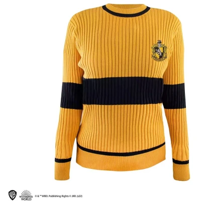 Afbeelding van Cinereplicas Harry Potter Hufflepuff / Huffelpuf Quidditch Sweater Zwerkbal Trui M