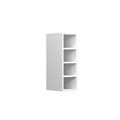 Afbeelding van Vicco Universele hangkast R Line, Wit/Wit, 20 cm met open schappen