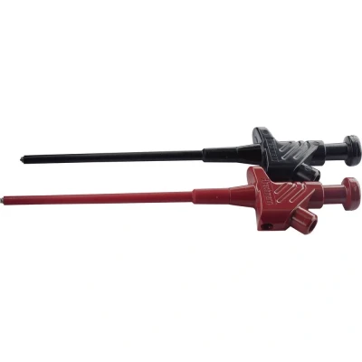 Afbeelding van SKS Hirschmann Kleps 30 Set Fijn krokodilklem Steekaansluiting 4 mm CAT I Zwart, Rood