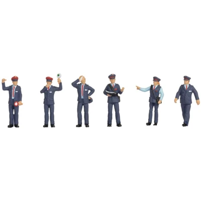 Afbeelding van NOCH H0 figuren spoorwegfunctionarissen Duitsland, voor de modelbaan, perfect het creëren van realistische scènes