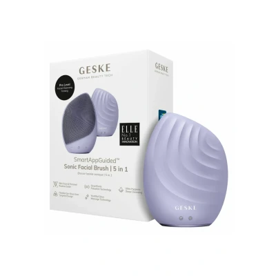 Afbeelding van GESKE SmartAppGuided™ Facial Brush 5 in 1 Elektrische gezichtsreinigingsborstel Zachte siliconen borstel Professionele gezichtsreiniging Gezichtsreinigingsapparaat Gezichtsmassager