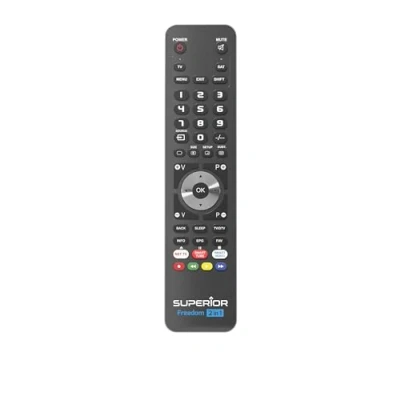 Afbeelding van Superior ElectronicsFreedom Micro USB De universele slimme afstandsbediening, programmeerbaar vanaf pc, om elk apparaat te bedienen SUPTUB002, Zwart