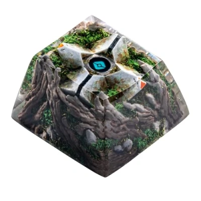 Afbeelding van SteelSeries Destiny 2 The Final Shape collectorsitem Handgemaakte keycap van hars Gratis in game item Cherry MX gamingtoetsenbord Een 3.700 het oog de Ghost geeft licht donker