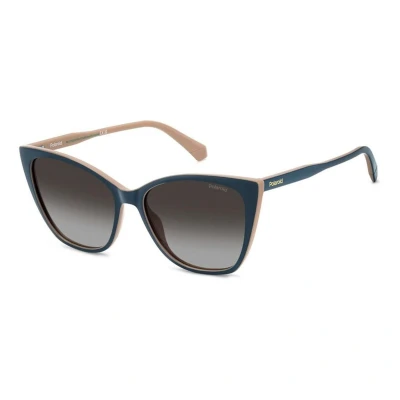 Afbeelding van Polaroid Donna PLD 4181/S DB1/LA Occhiali da sole Policarbonato Marrone Squadrata Polarizzata Sfumato