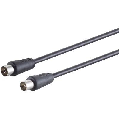 Afbeelding van Shiverpeaks S/CONN Antennekabel voor maximale connectiviteit, 100% afgeschermd, &gt; 100 dB, zwart, 7,5m (100 dB, Antennekabel),