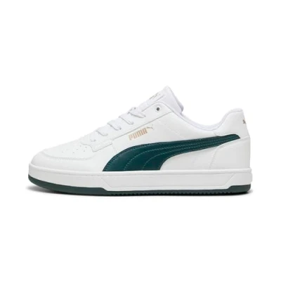 Afbeelding van Puma Caven 2.0 Unisex Sneakers laag, Maat: 41, White/dark myrtle/gold Hoogwaardig imitatieleer