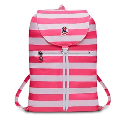 Afbeelding van INVICTA rugzak MinisAC NEXT inklapbaar en tas reizen &amp; vrije tijd voor heren dames ICONA verpakt, Fluorescerende fuchsia, Eén maat, Casual