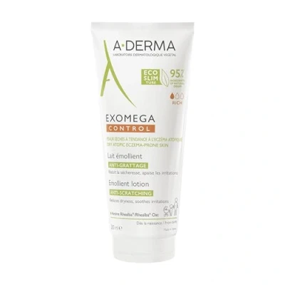 Afbeelding van A DERMA Exomega Control Anti Scratching Emollient Milk Eco Designed Tube 200 ml