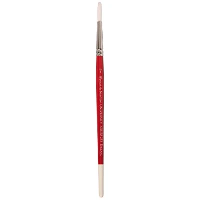 Afbeelding van Winsor &amp; Newton 5423007 University kunstenaarspenseel voor olieverf, acrylverf en aquarelverf Rond penseel Nr. 7 lange Steel,