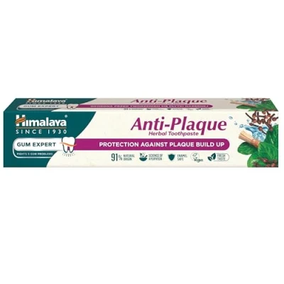 Afbeelding van Himalaya Anti Plaque tandpasta met kruidnagel, kaneel en baanbrekende formule op basis van PLANTAARDIGE ENZYMTECHNOLOGIE, 75 ml