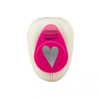 Afbeelding van Vaessen Creative Motivpons hart 2,2 x 15 cm stans voor knutselpapier, gekleurd papier, scrapbookpapier of decoupagepapier