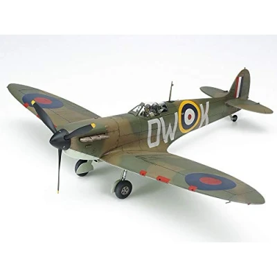 Afbeelding van TAMIYA 61119 1:48 Brit. Supermarine Spitfire Mk.I getrouwe replica, kunststof kit, knutselen, modelbouwpakket, montage, onbeschilderd, veelkleurig
