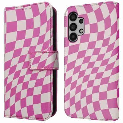 Afbeelding van Samsung Galaxy A32 (5G) Hoesje Kunstleder iMoshion Bookcase Roze Telefoonhoesje