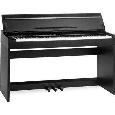 Afbeelding van McGrey DP 18 WN Digitale piano keyboard 88 gewogen toetsen Met hamermechaniek en aanslagdynamiek 128 klanken Dual splitfunctie Klavierhoes 3 pedalen Moer wit