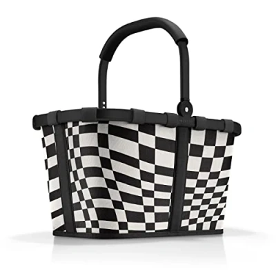 Afbeelding van Reisenthel Carrybag Boodschappenmand 22L Op Art Frame Zwart