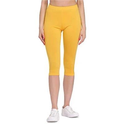 Afbeelding van Bellivalini Legging, Dames, Maat: Medium, Yellow