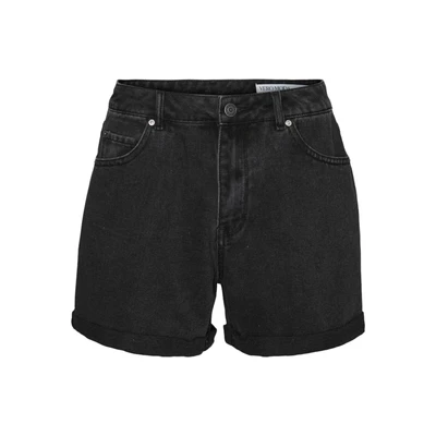 Afbeelding van Vero Moda Vmzuri MIX NOOS Jeansshort, Dames, Maat: XS, Black denim
