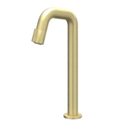 Afbeelding van IVY Pact fonteinkraan contour verhoogd model L Geborsteld Mat Goud PVD