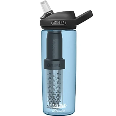 Afbeelding van Camelbak Eddy+ Drinkfles 600 Ml Filtered By LifeStraw True Blue Blauw Drinkflessen