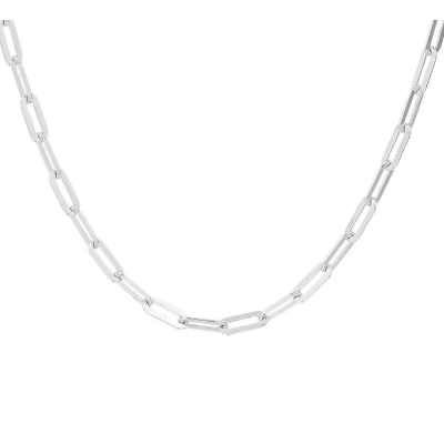 Afbeelding van Zilveren Ketting Anker 3,8 mm x 41 45 cm lang