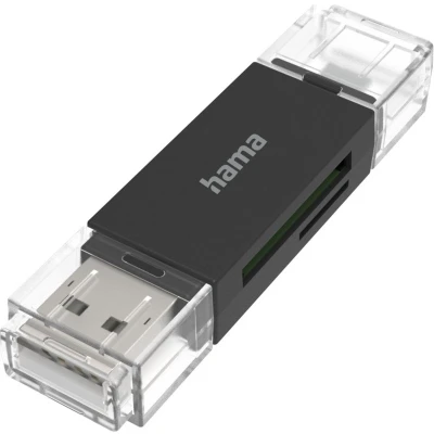Afbeelding van Hama Usb Kaartlezer Otg A + Micro 2.0 Sd/Microsd