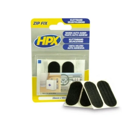 Afbeelding van HPX Zip Fix Klittenband pads 2 x 5 cm (2x)