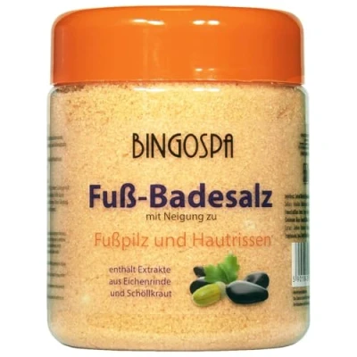 Afbeelding van Voetbadzout met neiging tot voetschimmel en huidscheuren, 550 g BINGOSPA