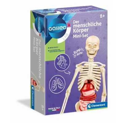 Afbeelding van Clementon Galileo Science 69489 Mini set voor kinderen vanaf 8 jaar, speelgoed anatomie en skelet, ideaal Kerstmis,Multi kleuren