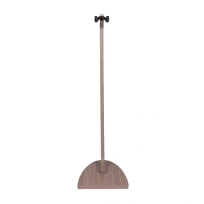 Afbeelding van Gator Frameworks Elite Series hangende houten gitaarstatief in Driftwood grijs afwerking geschikt voor akoestisch en elektrisch gitaar(GFW ELITEGTRHNGSTD Gry)