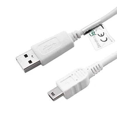 Afbeelding van caseroxx USB kabel, datakabel voor Ravensburger TipToi, kabel gegevensoverdracht synchronisatie in wit