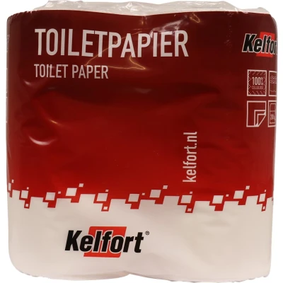 Afbeelding van Toiletpapier Kelfort 2lgs (4x200vel)