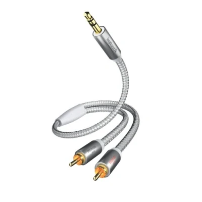 Afbeelding van in akustik Premium Audio kabel 3,5 mm Cinch 5,0 m