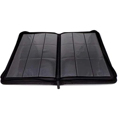 Afbeelding van Docsmagic.de Pro Player 9 Pocket Zip Album Black 360 Card Binder MTG PKM YGO