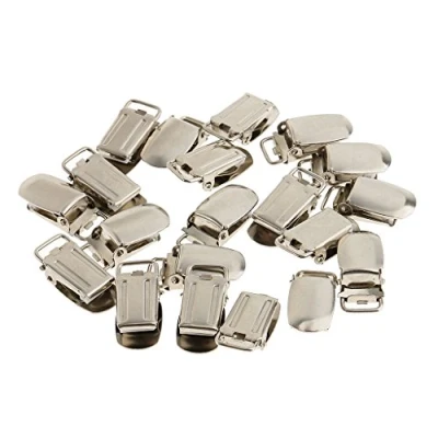 Afbeelding van 20 Stuks Fopspeen Jarretel Clips 15mm