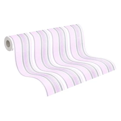 Afbeelding van AS Creation Little Stars 35849 4 Roze / Zilver