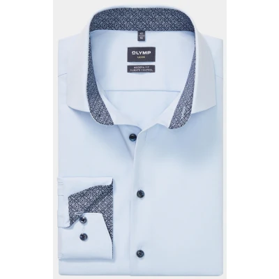 Afbeelding van OLYMP Overhemd Luxor 24/Seven Modern Fit Bleu / ice blue 41